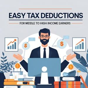 easy tax deductions for middle to high income earners